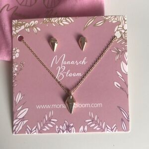 Monarch Bloom - Shine Bright - Necklace & Earring Set!